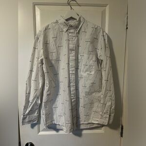 balenciaga button up